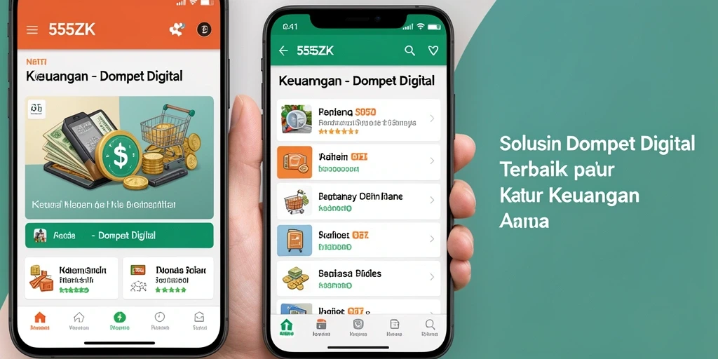 Tampilan antarmuka aplikasi 555ZK yang modern dan intuitif.