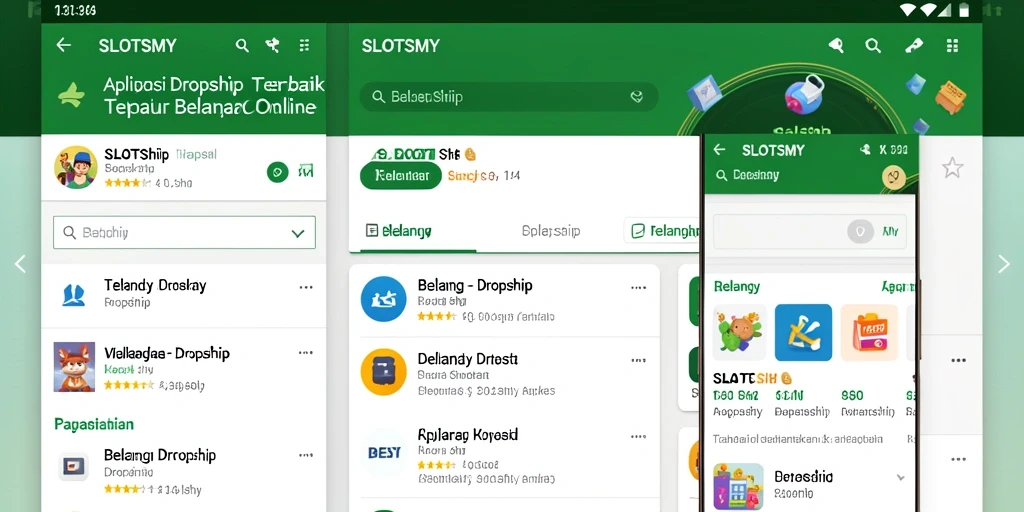 Tampilan antarmuka SLOTSMY yang mudah digunakan untuk belanja.